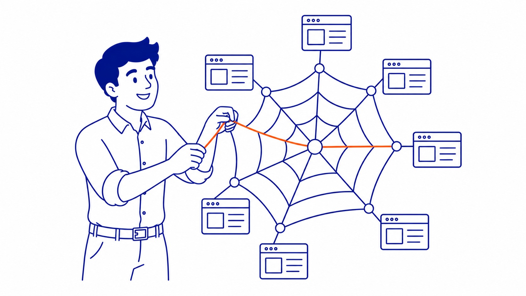 Backlinks: Still the Heaviest Signal: A backlink from a domain Google already trusts carries the most off-page weight available. Illustration for what is off page seo.