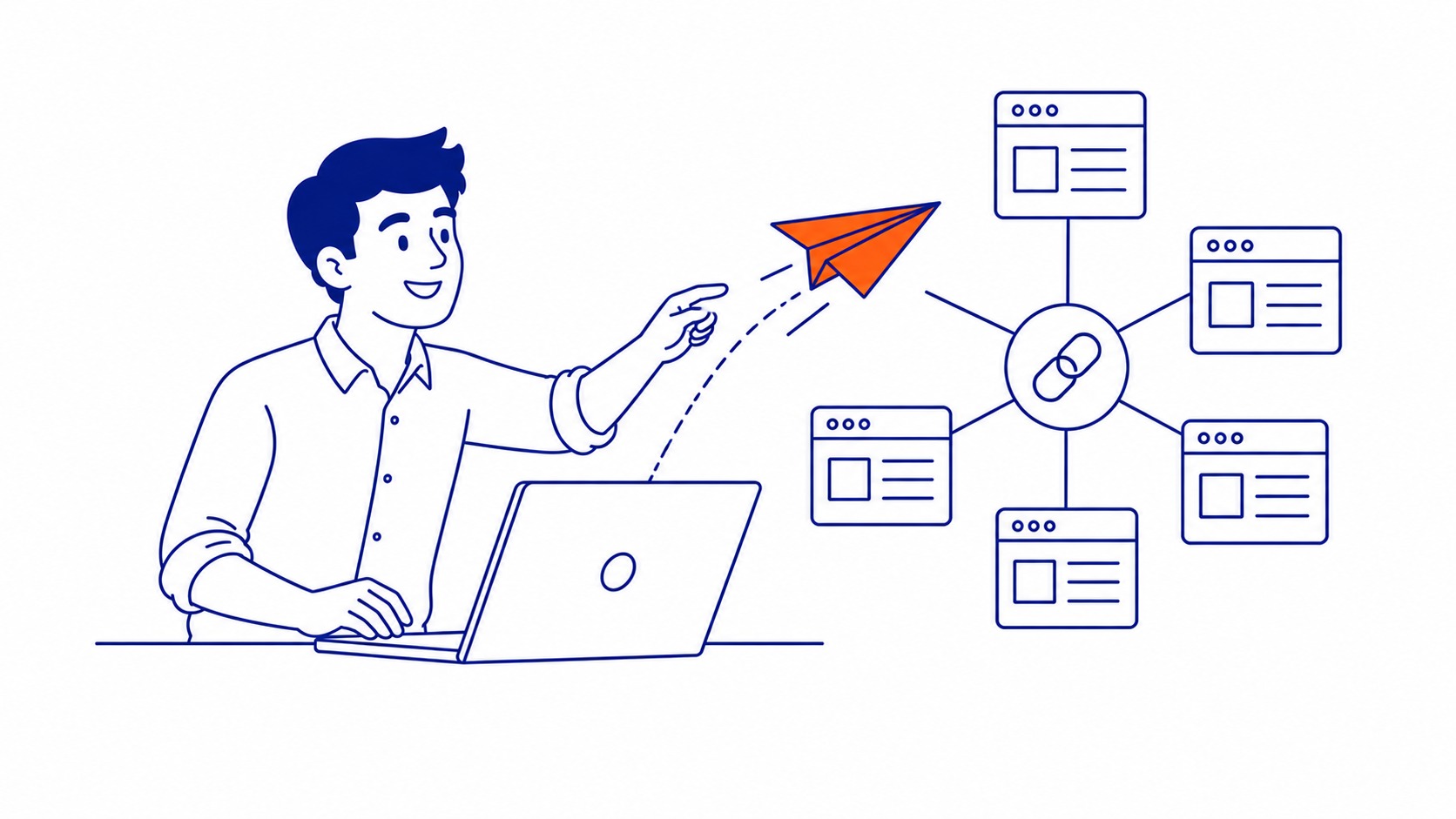 Building a Stronger Domain Profile: Backlink profile first. Illustration for what is domain authority.