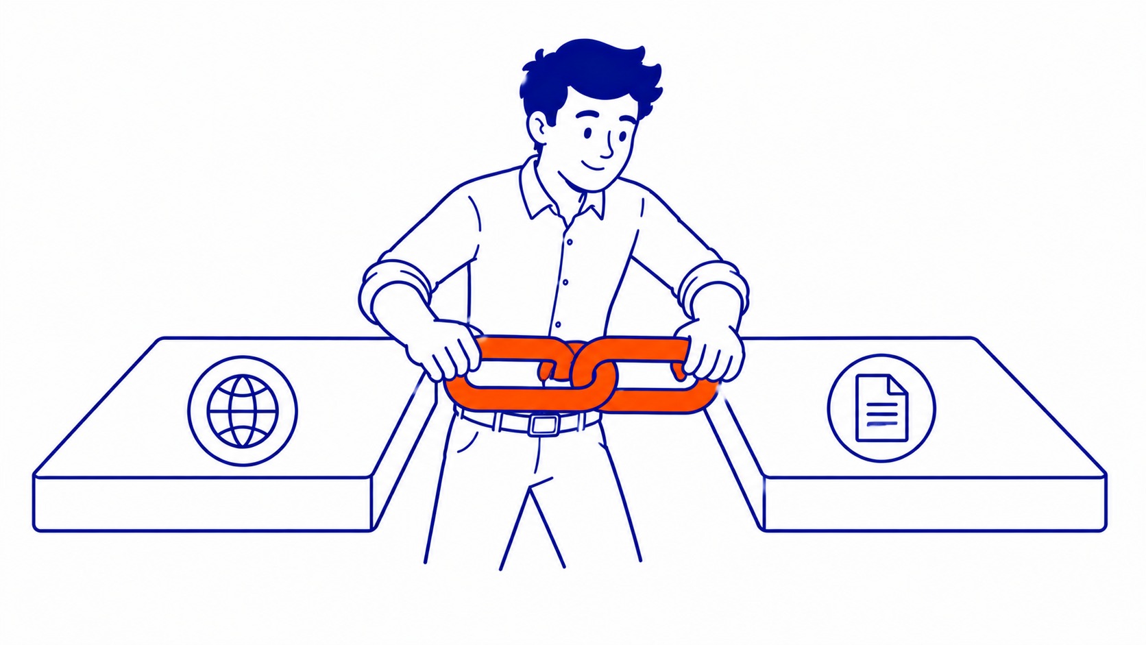 Do Outbound External Links Help Rankings?: Short version: linking out to good sources helps more than it hurts. Illustration for are external links good for seo.