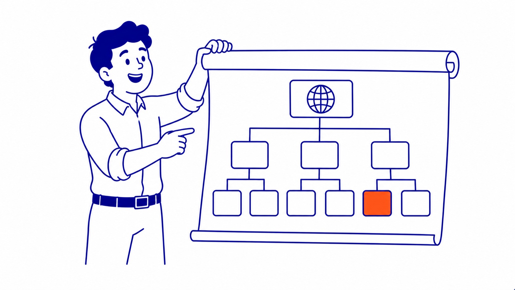Etsy SEO vs. Google SEO: not the same search engine: Google indexes the entire web and tries to answer a question. Illustration for what is etsy seo.