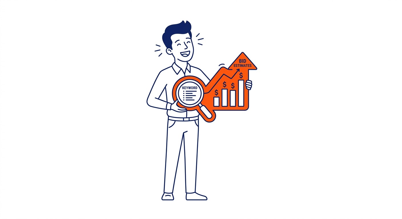 Google Keyword Planner for SEO vs PPC — The tool was built for Google Ads management , not organic search. Illustration for Google Keyword Planner in Calgary.