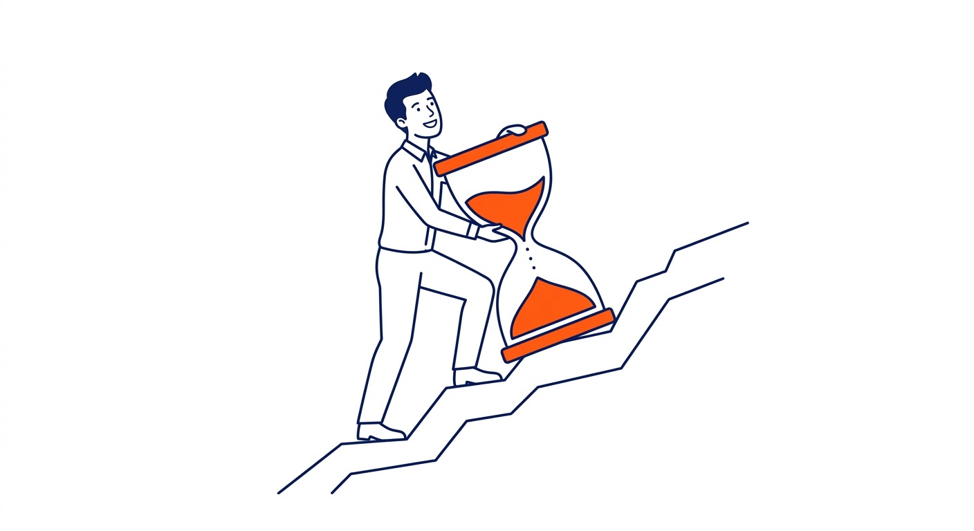 How Long Does SEO Take — Still, three to six months for early results. Illustration for what is SEO in Calgary.