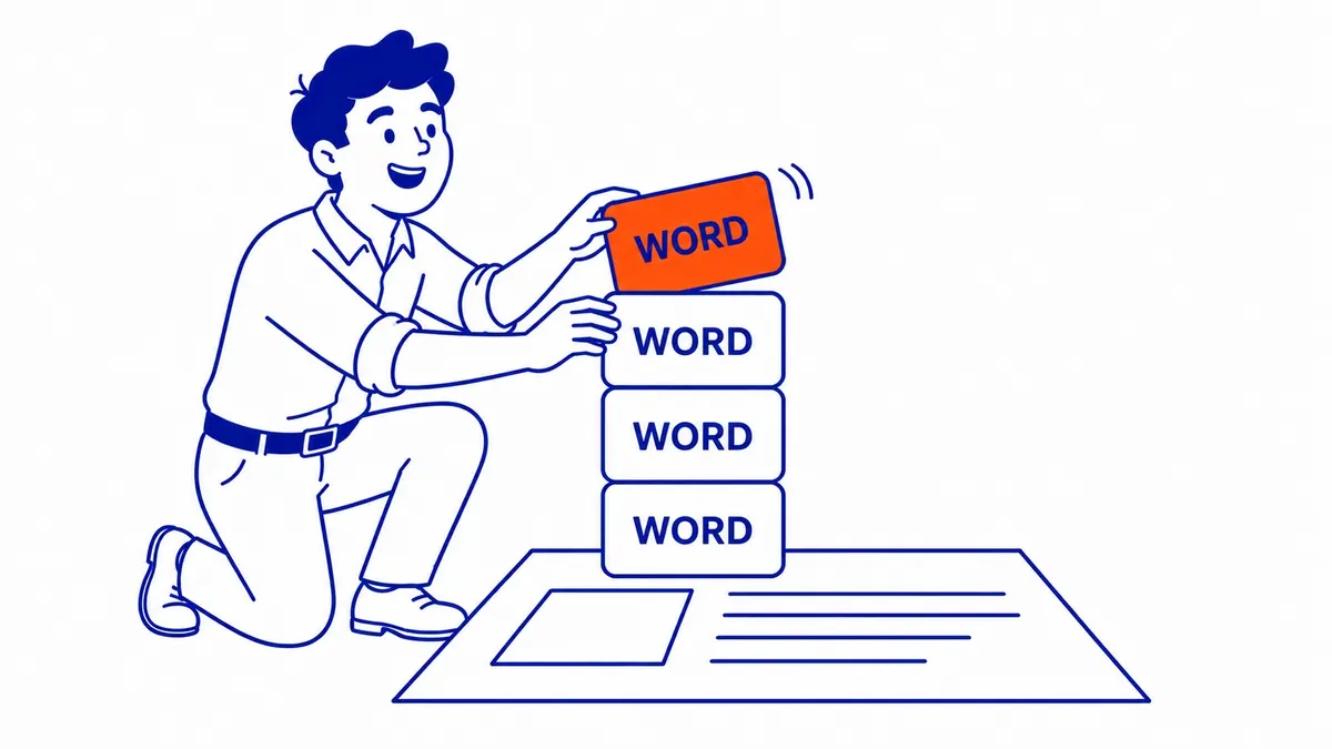 How many keywords does a campaign need?: Fewer than most people think. Illustration for what are adwords keywords.