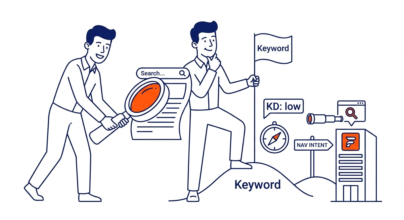 How to Evaluate Keyword Difficulty — KD scores are useful but not complete. Illustration for low competition keywords in Calgary.