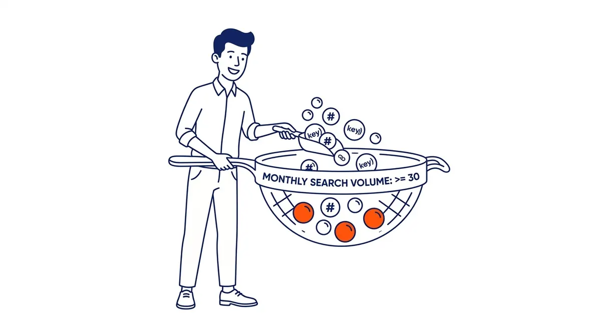 How to Filter and Choose Your Keywords — Finding keyword ideas takes minutes. Illustration for how to find Google keywords in Calgary.