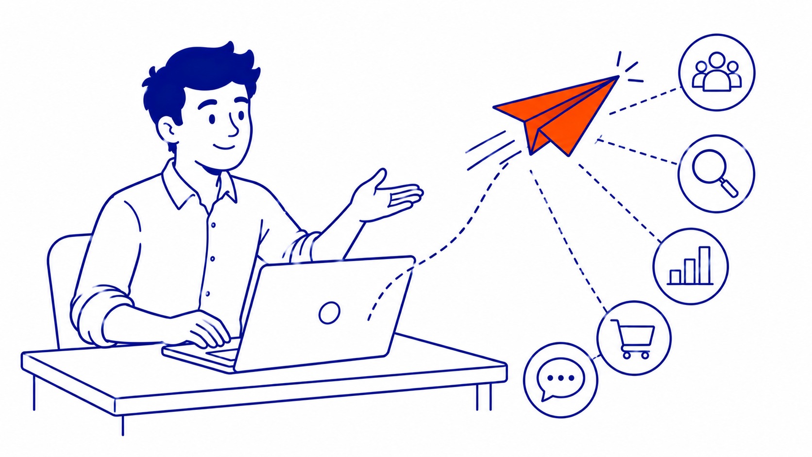 Keyword research is really market research: Good keyword research is market research wearing a different hat. Illustration for why are keywords important.