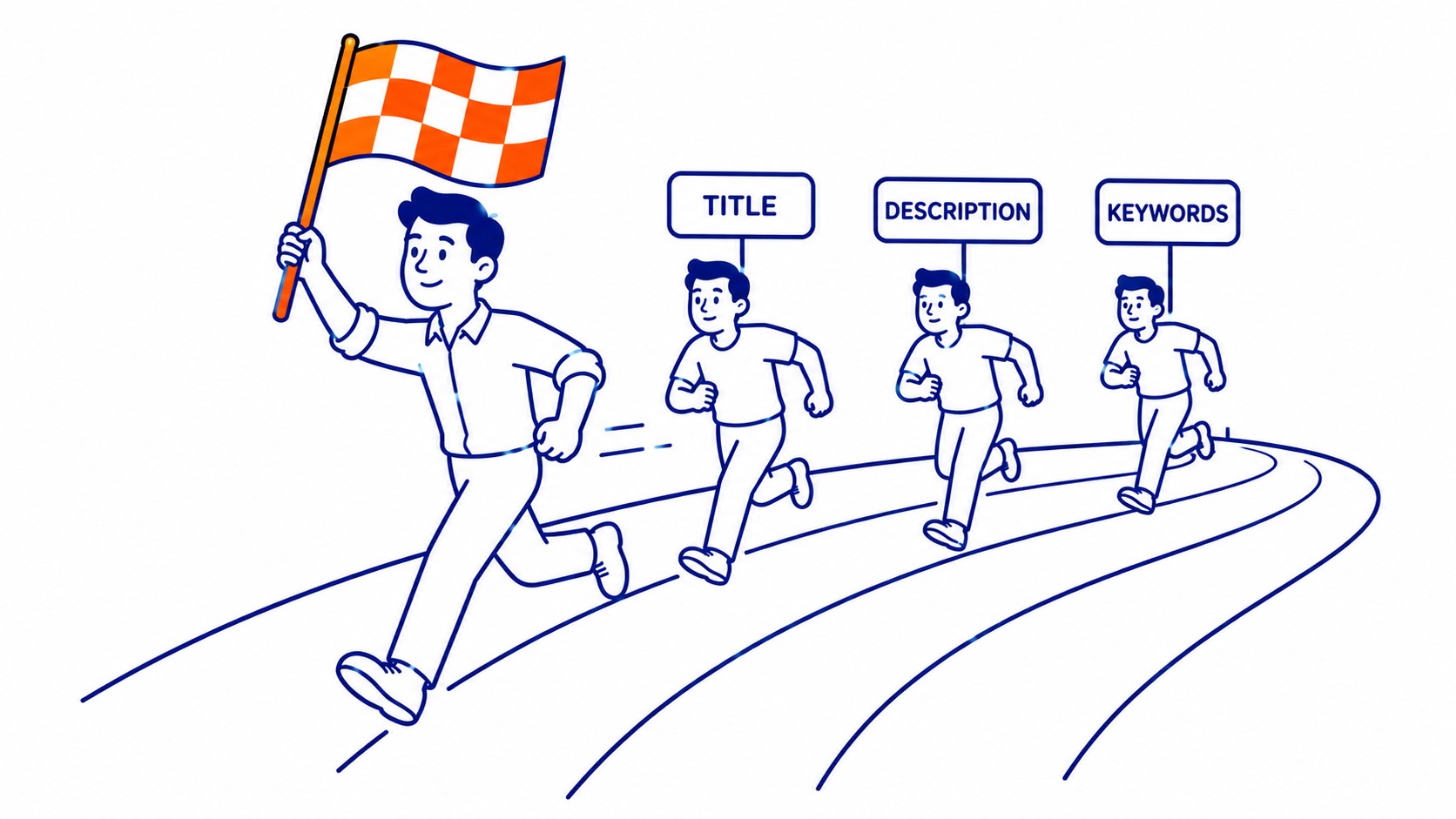 Meta keywords vs meta description vs meta title: People conflate three different meta tags, so let me separate them. Illustration for how to add meta keywords in wordpress.