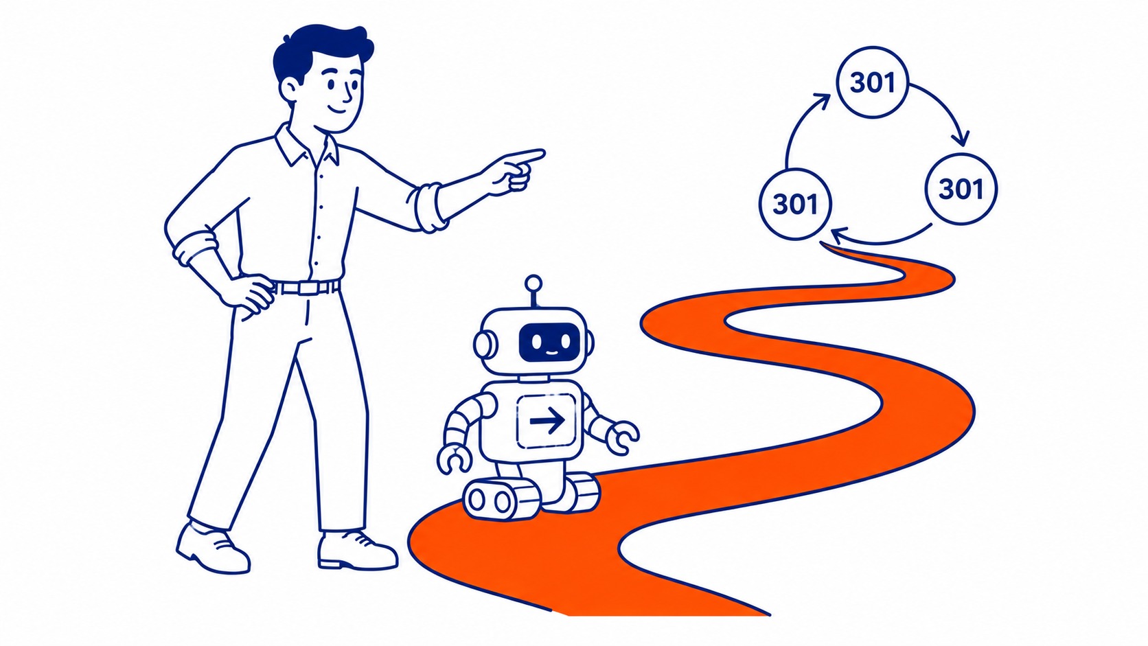 Redirect Chains and Loops Are the Real Threat: If anything about 301s genuinely hurts your rankings, this is it. Illustration for are 301 redirects bad for seo.