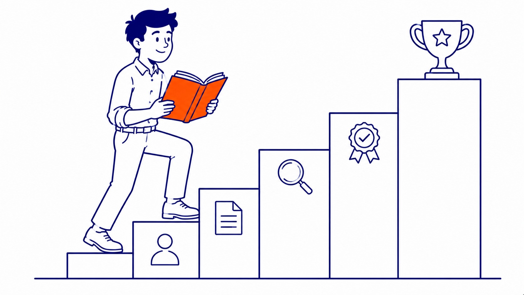 Start with the Fundamentals, Not the Tactics: SEO has one underlying goal: help Google understand what a page is about, who it is for, and why it deserves to rank. Illustration for how to learn seo.