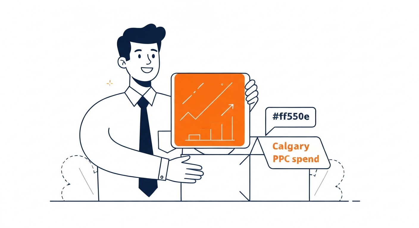 The Main PPC Platforms: Four platforms cover most Calgary PPC spend. Illustration for what is PPC in Calgary.