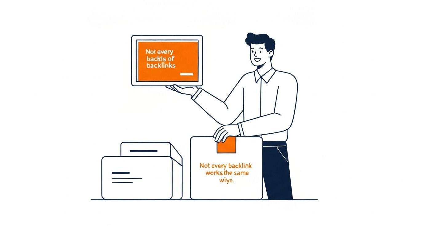 Types of Backlinks: Not every backlink works the same way. Illustration for what are backlinks in SEO in Calgary.