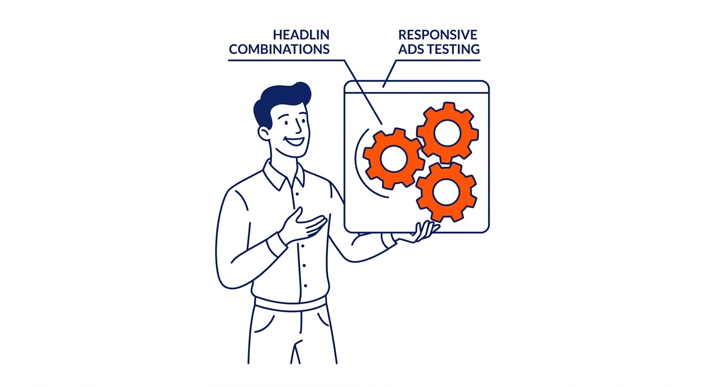 Types of Google Ads — Most accounts that come through To-The-TOP!. Illustration for Google Ads management in Calgary.
