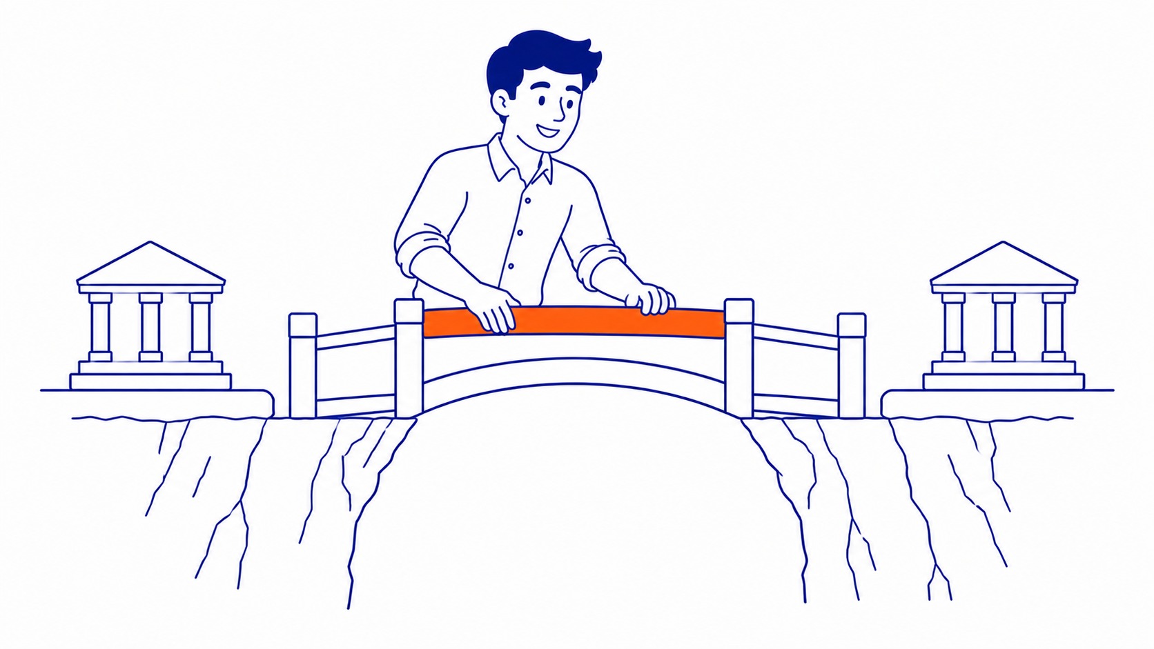 What Makes a Link Valuable: Authority of the linking site comes first. Illustration for what is link building in seo.