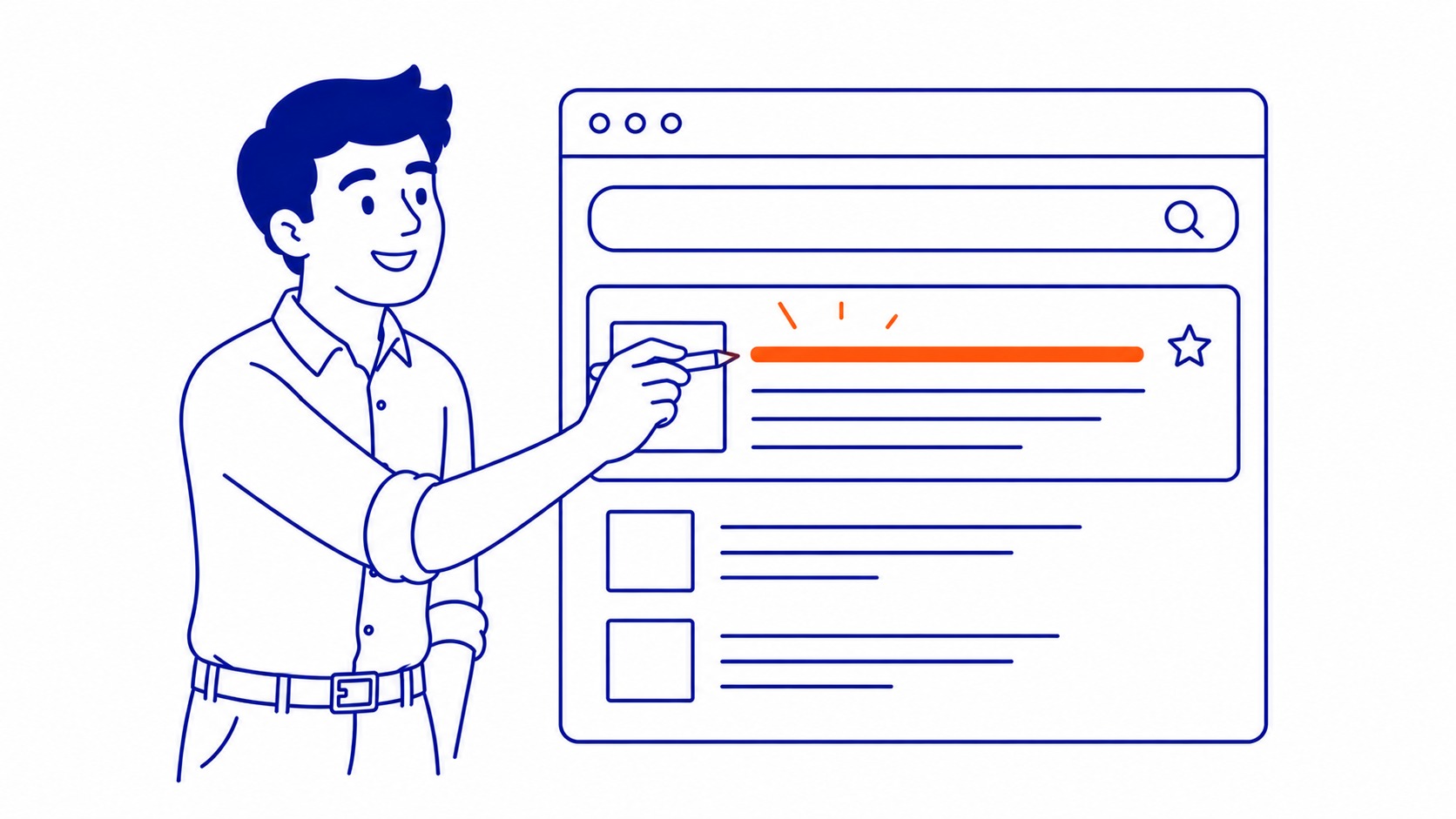 What On-Page SEO Actually Covers: On-page SEO covers every element of a page that search engines read and users experience. Illustration for what is on page seo.