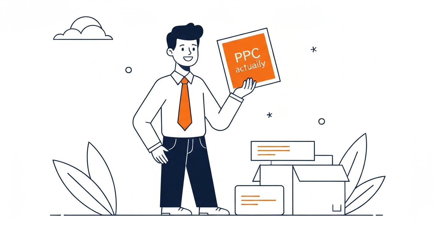 What PPC Actually Is: PPC is the inverse of traditional advertising. Illustration for what is PPC in Calgary.