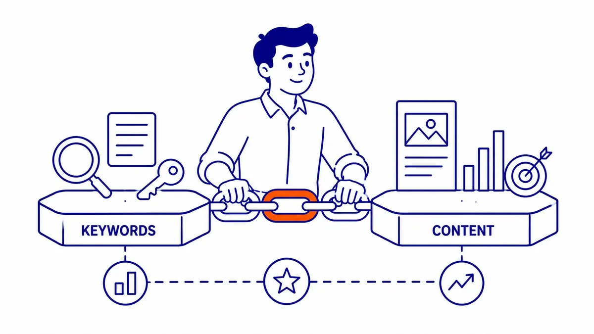 Where the difficulty check fits in keyword research: Checking difficulty is not the whole job. Illustration for how to check keyword difficulty.