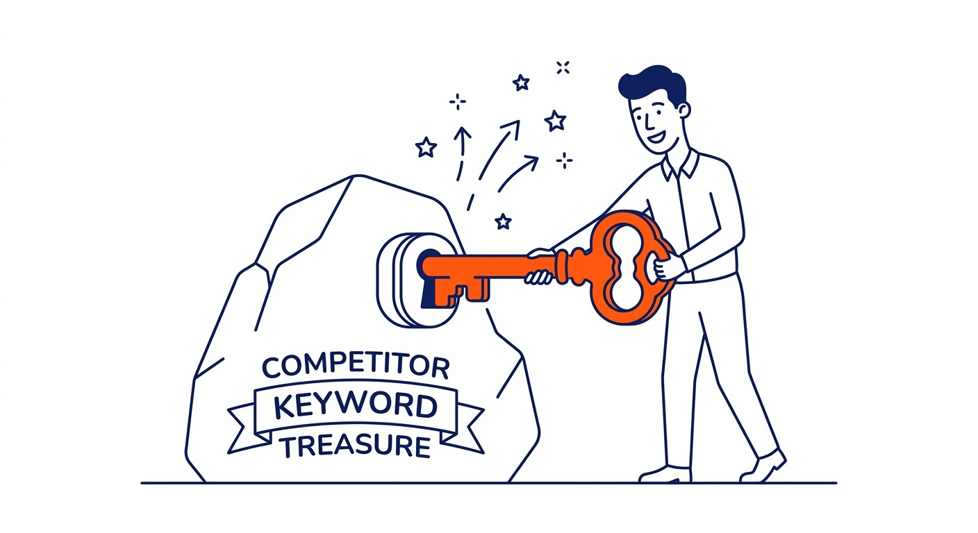 Why Competitor Keyword Research Matters — Competitors who have been doing SEO for a few years have spent real money finding out what works. Illustration for competitor keyword research in Calgary.