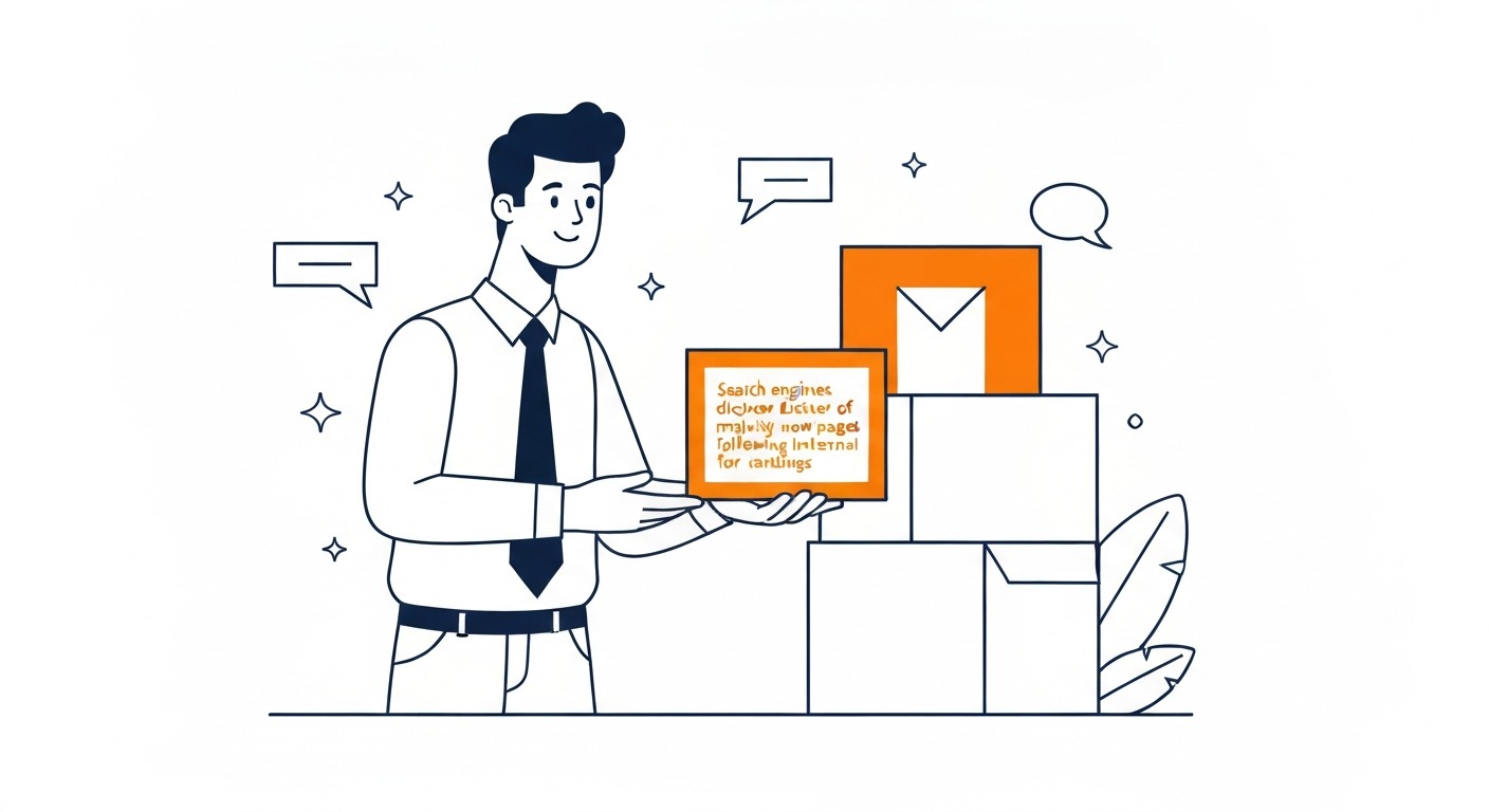 Why Internal Linking Matters for Rankings: Search engines discover the majority of new pages by following internal links, not through sitemaps. Illustration for what is internal linking in SEO in Calgary.