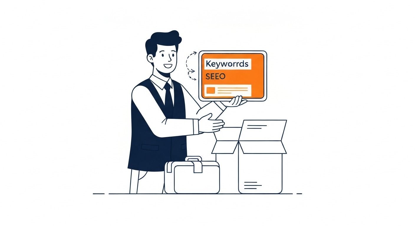 Why Keywords Are the Starting Point for SEO: No target terms, no rankings. Illustration for what is a keyword in SEO in Calgary.