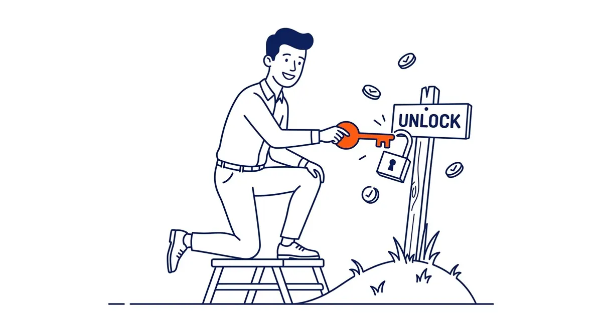 Why Targeting Low Competition Works — Broad, high-volume terms are locked up. Illustration for low competition keywords in Calgary.