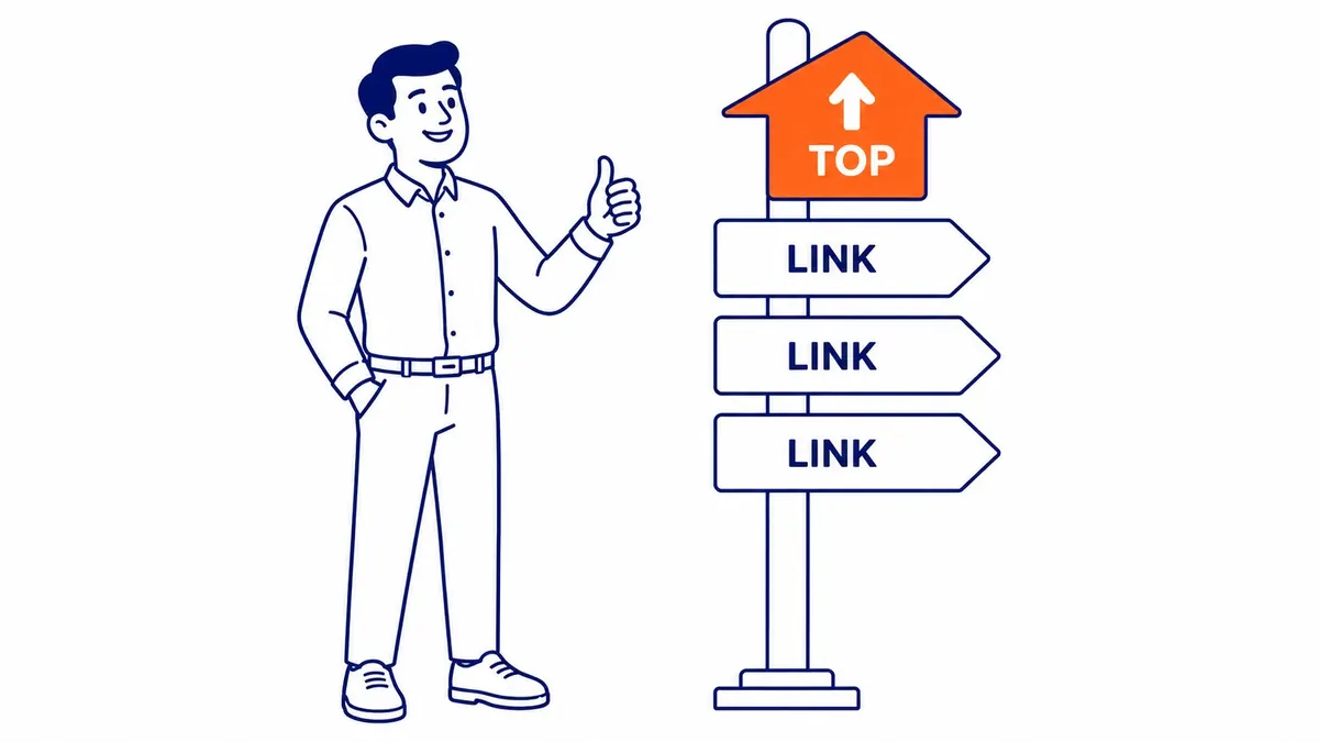 Example of four sitelink extensions appearing on a branded search result showing specific destination links