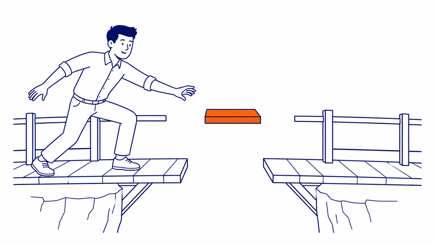 Diagram showing a broken link returning a 404 error page to a visitor