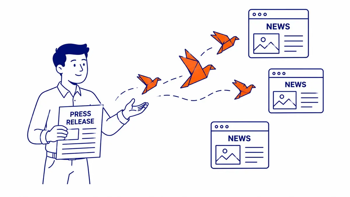seo specialist reviewing whether press releases drive search rankings for a calgary business