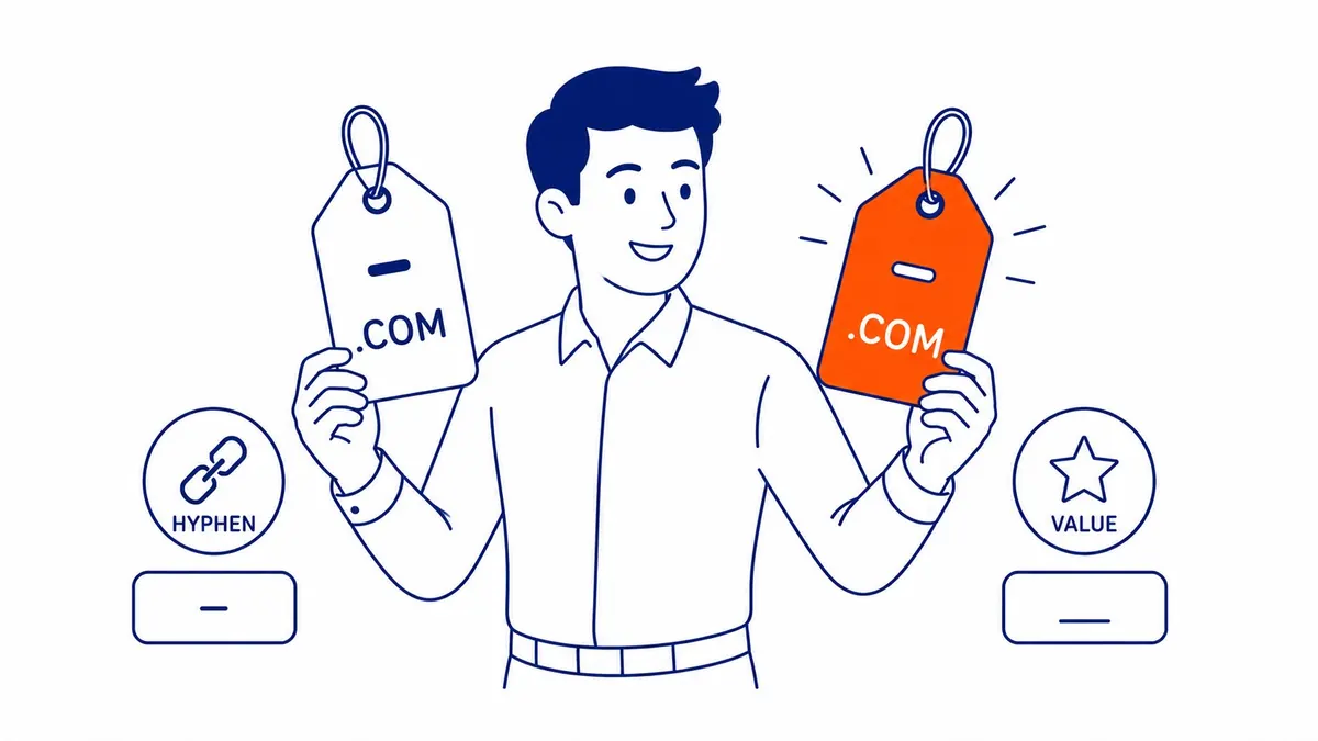 TLD comparison for SEO: .com, .ca, and ccTLD choice for Canadian businesses. Illustration for does domain name affect SEO.