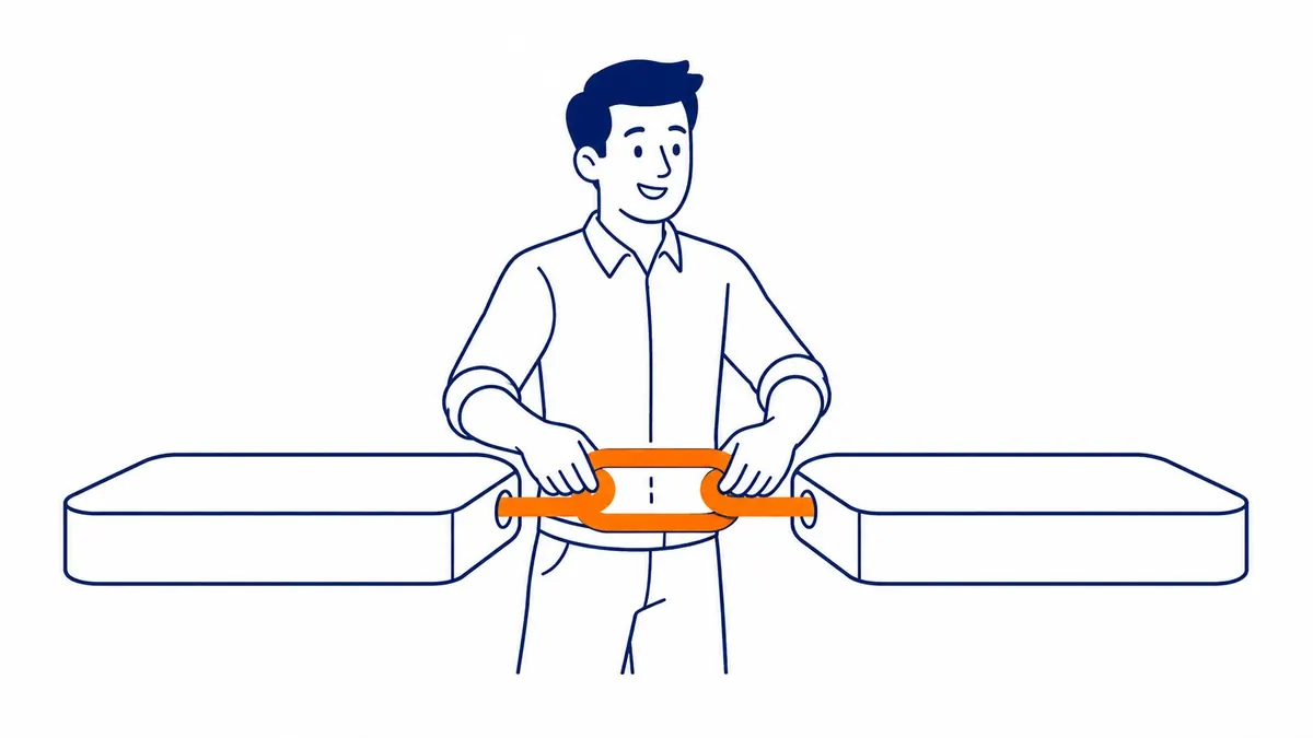 A Container Wrapped in a Link