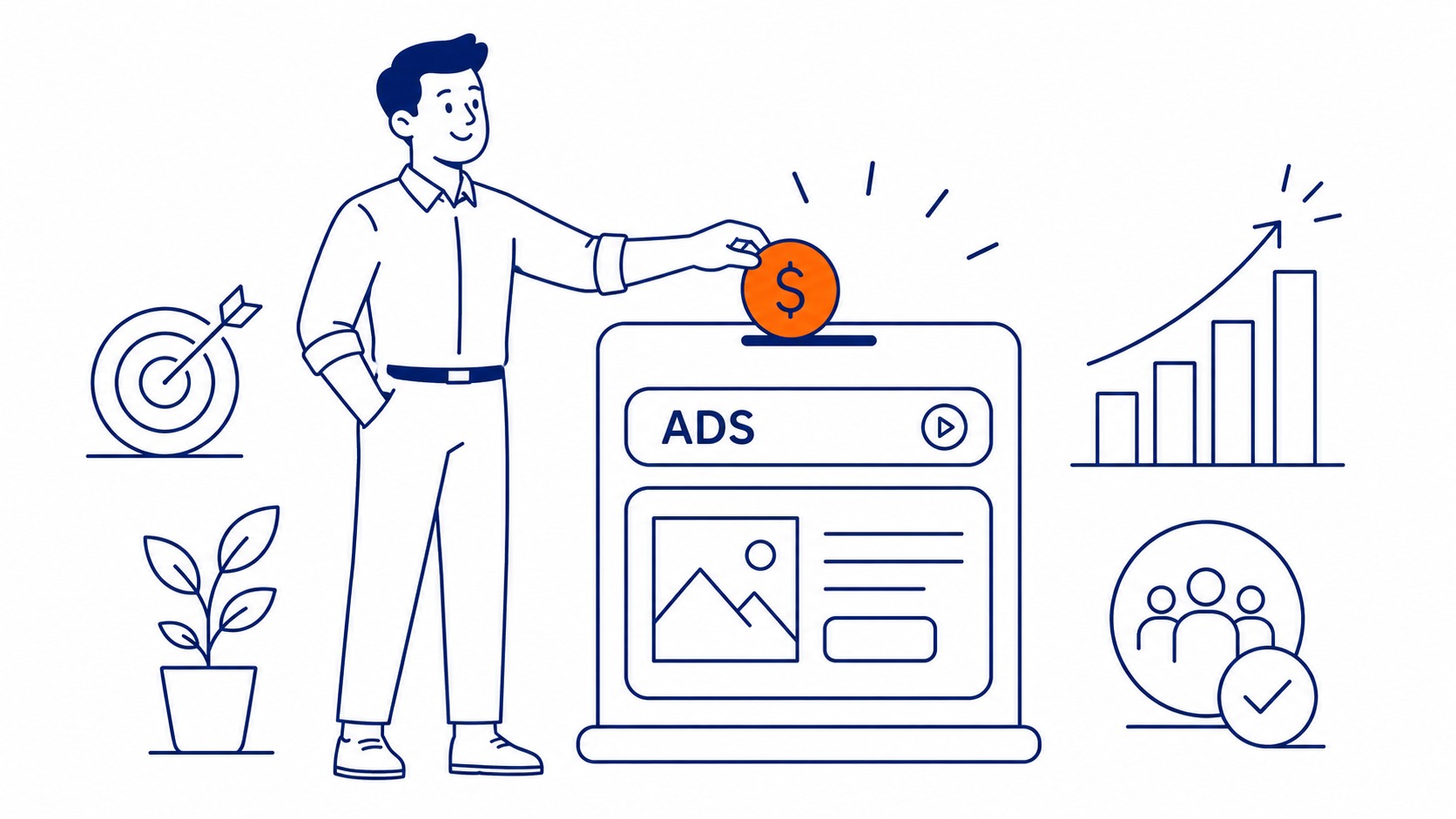 Illustration showing how Google Ads operates as a demand-capture platform reaching users at the moment they search for services in Calgary
