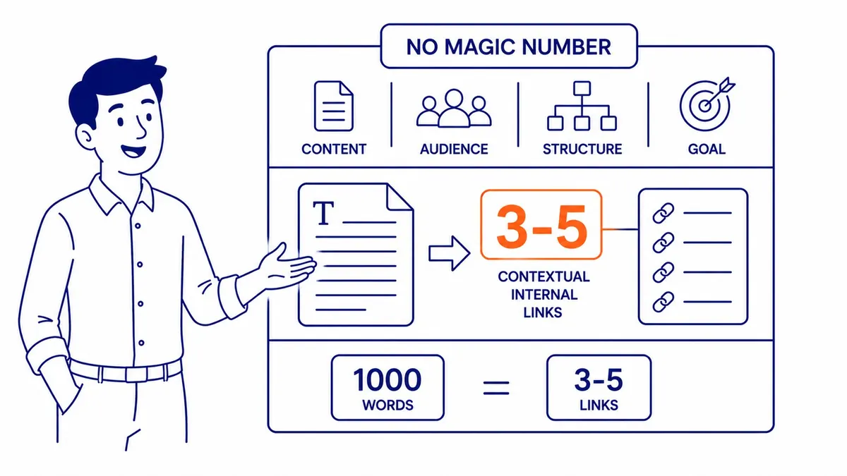 Quality over quantity in internal link selection