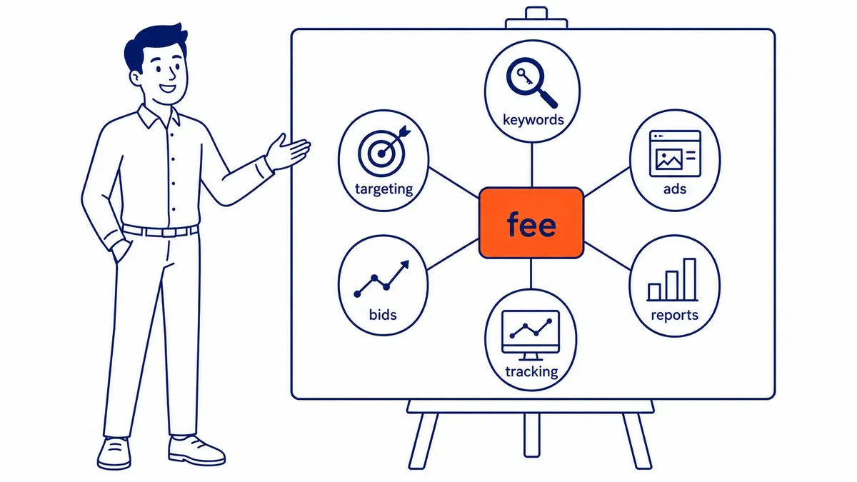 What a PPC management fee actually covers