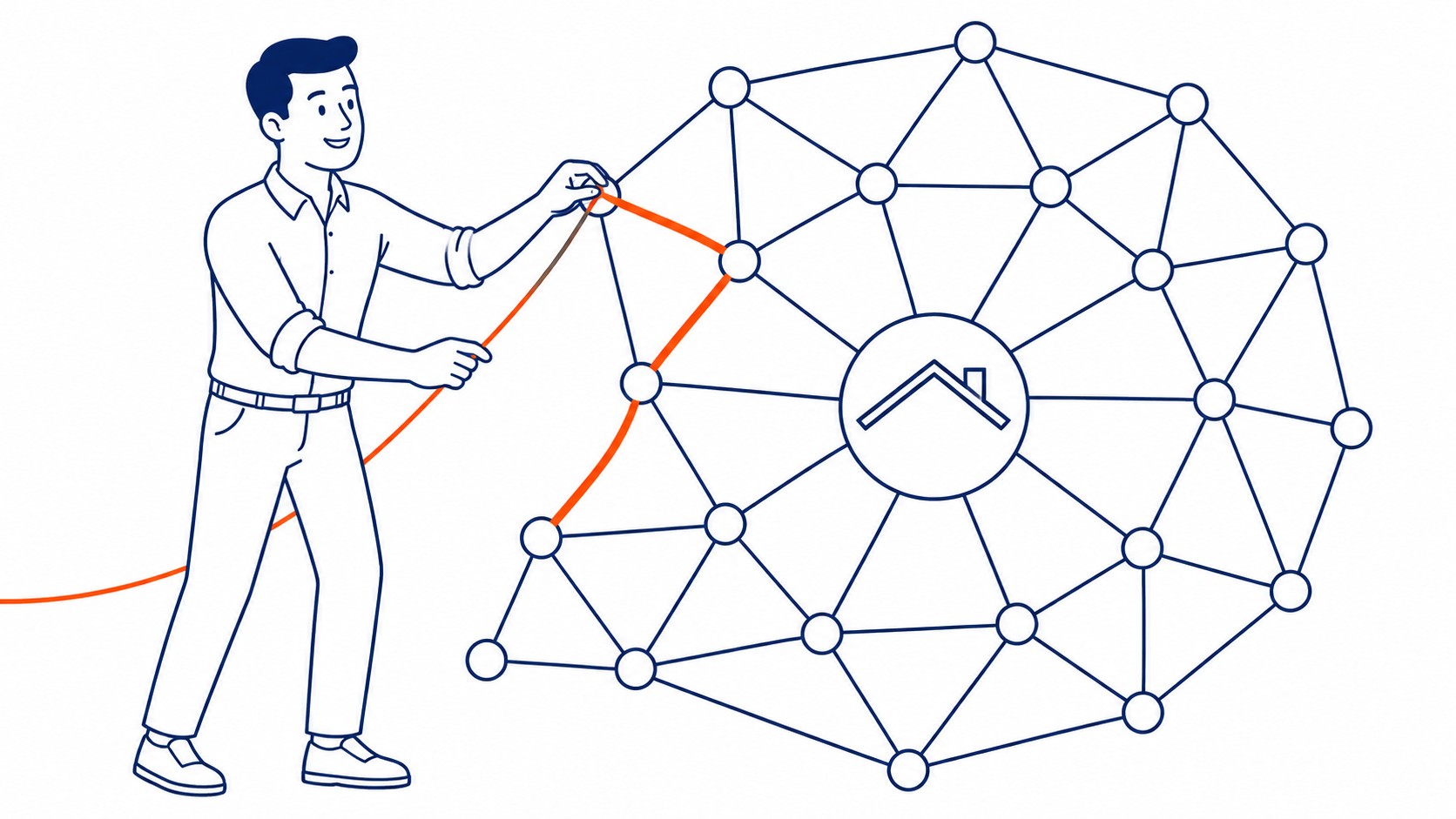 Backlinks pointing to a roofing company website from local directories and publications