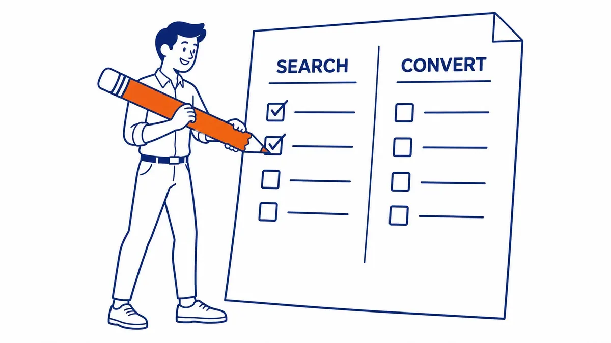 Decide Which Pages Belong to Search and Which to Conversion