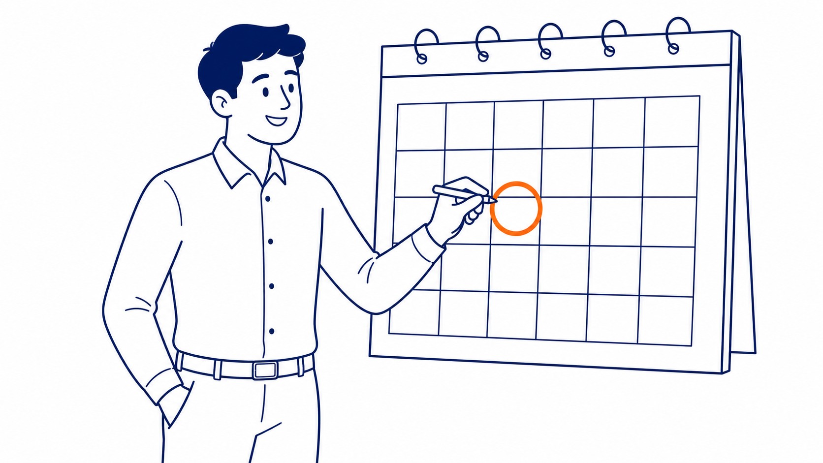 Handling the Months When the Number Is Flat