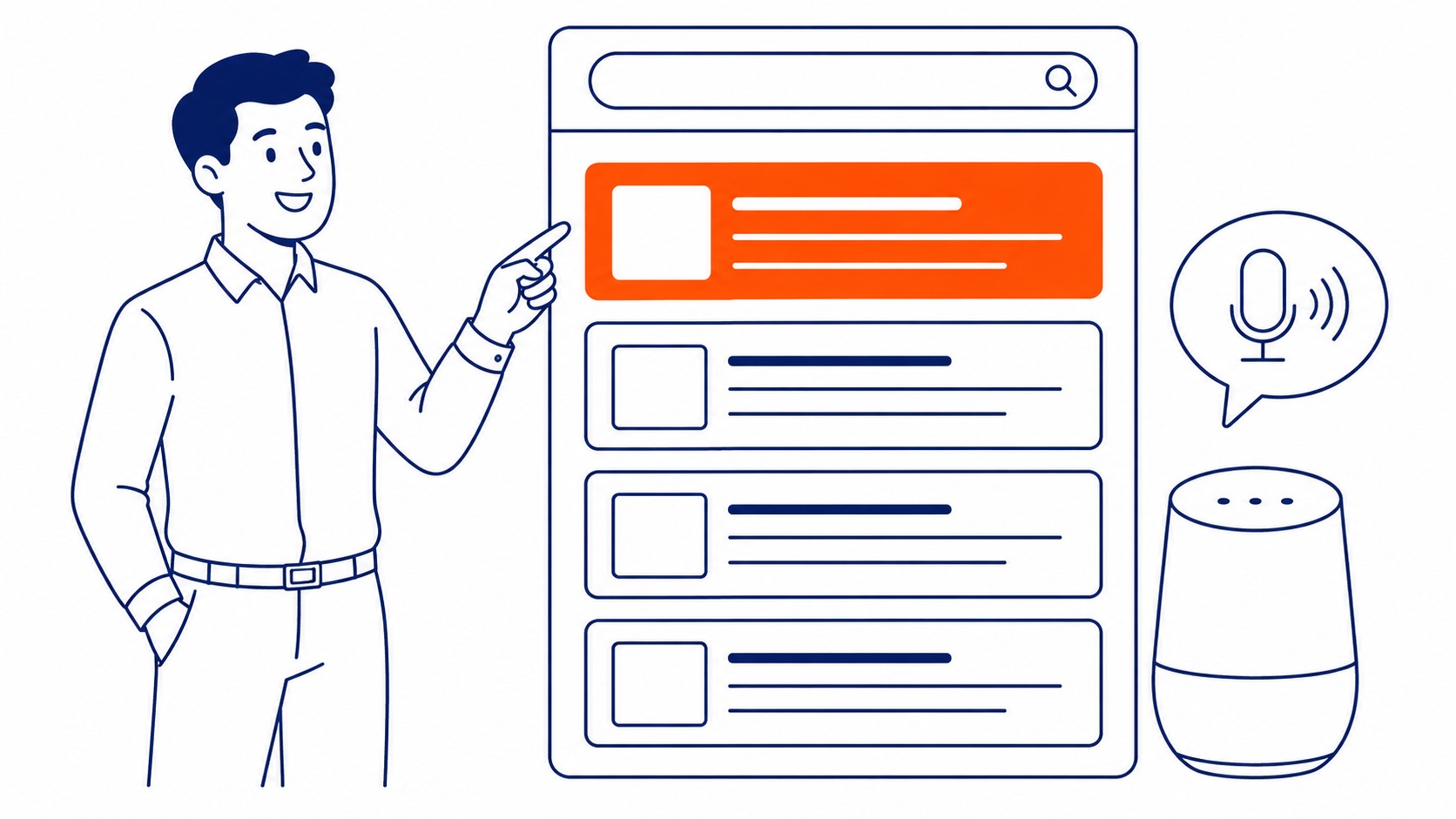 Google featured snippet box showing position zero for a voice search optimized answer