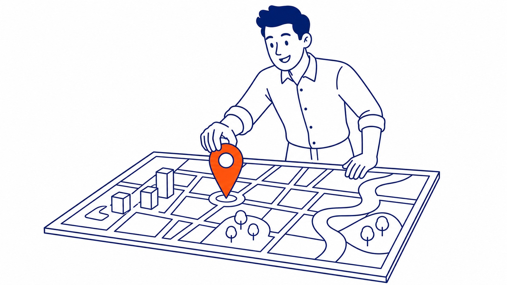 Internal linking map across a Squarespace website