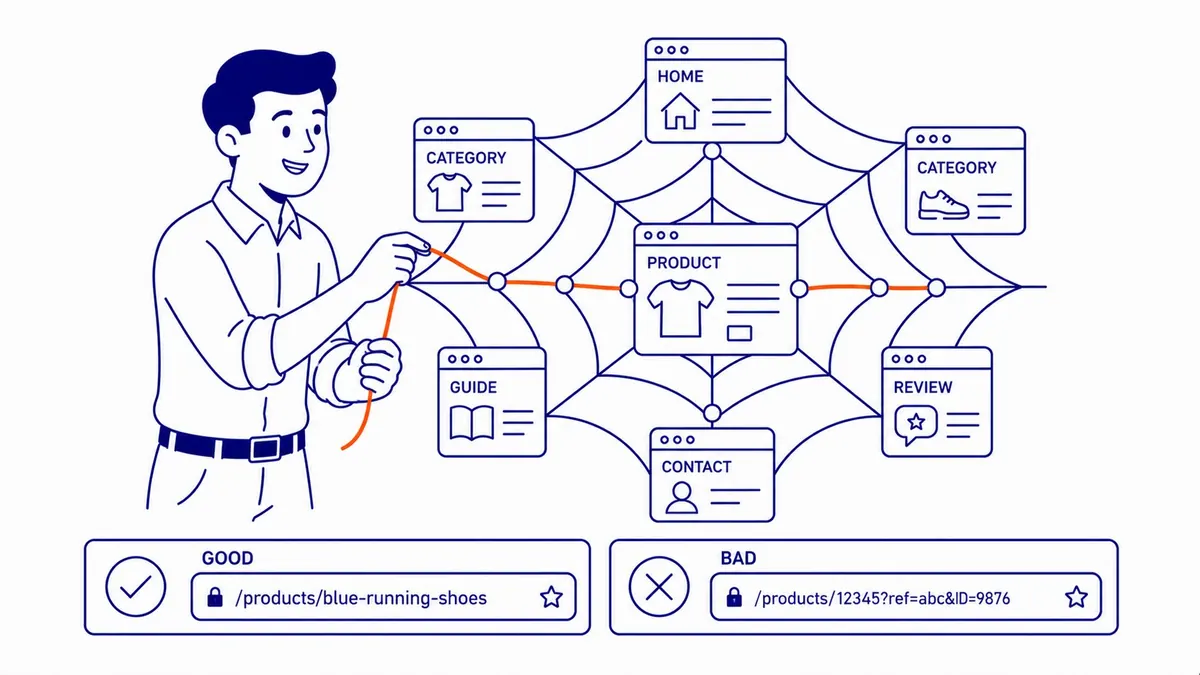 Structuring URLs and Internal Links for Product Pages