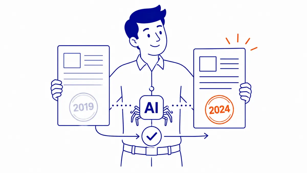 Answer First, Support Second: AI retrieval tools extract from the first two sentences of each section. Illustration for how to optimize content for AI search engines.