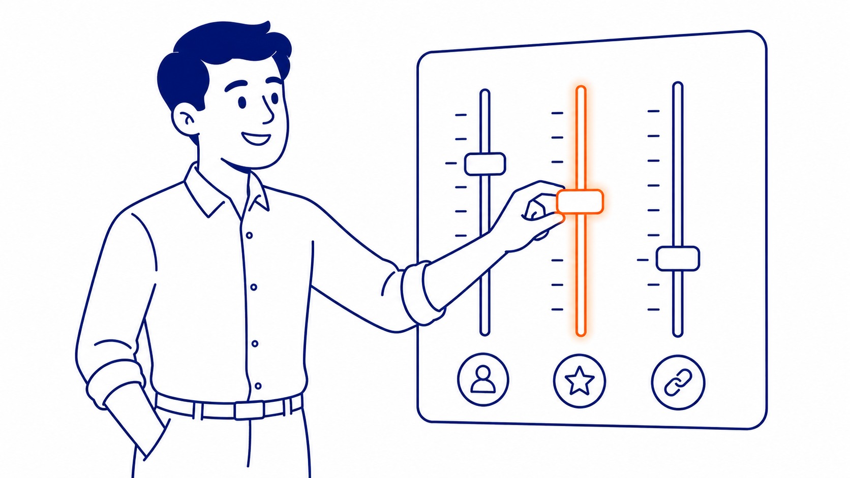 three local search ranking signals illustrated: relevance, distance, and prominence with examples of each