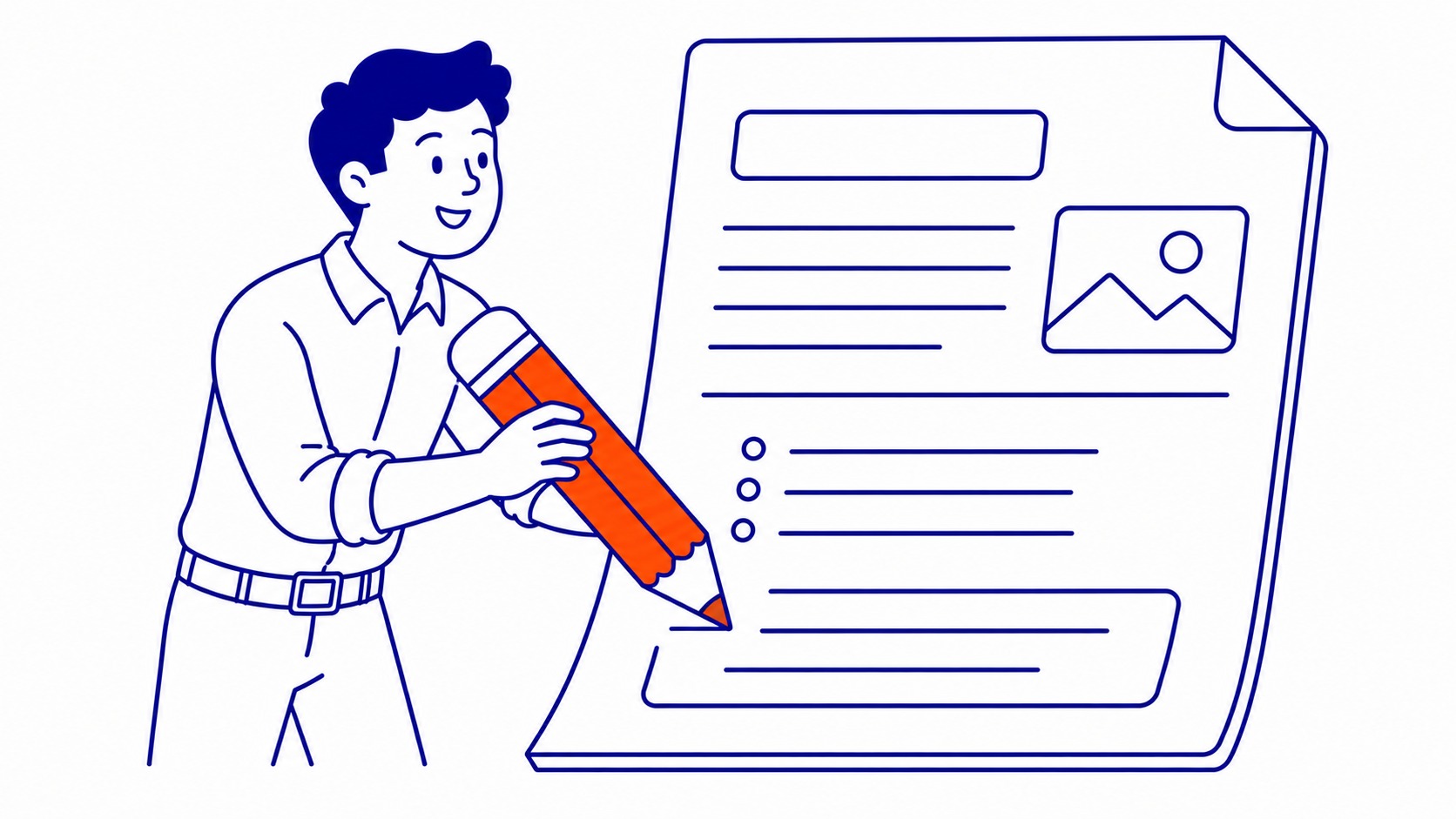 Side-by-side content structure comparison: AI-friendly format vs standard long-form