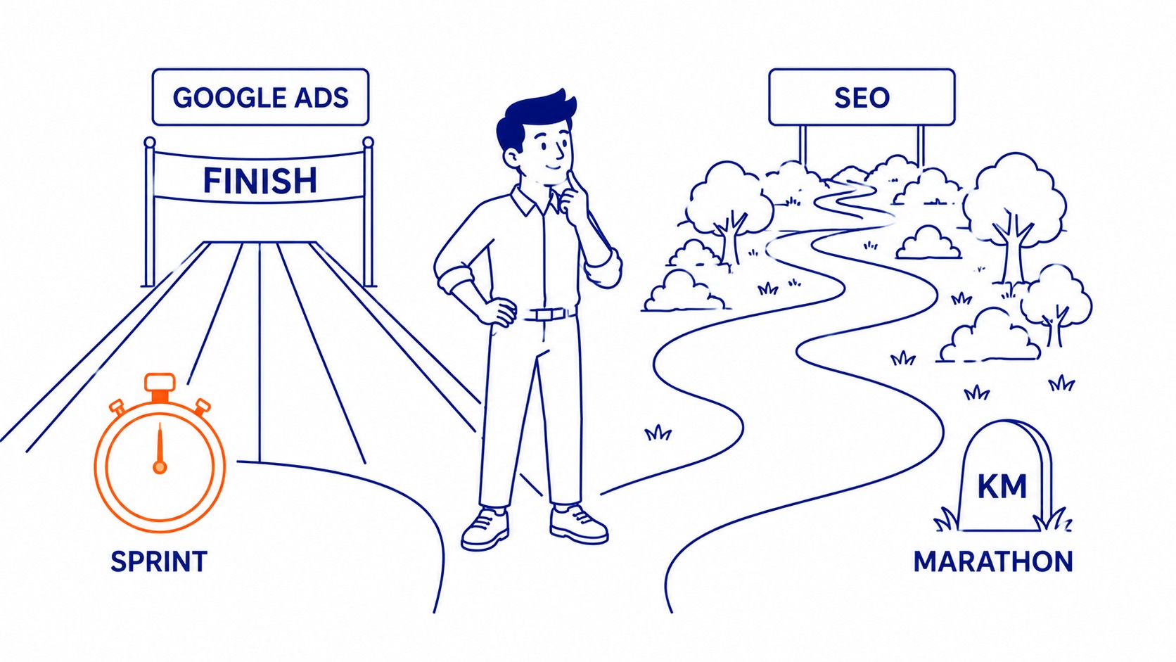 When SEO Fits and When It Does Not: SEO is clearly worth the investment when your customers search before buying. Most of them do. Illustration for is-seo-worth-it-for-small-business.
