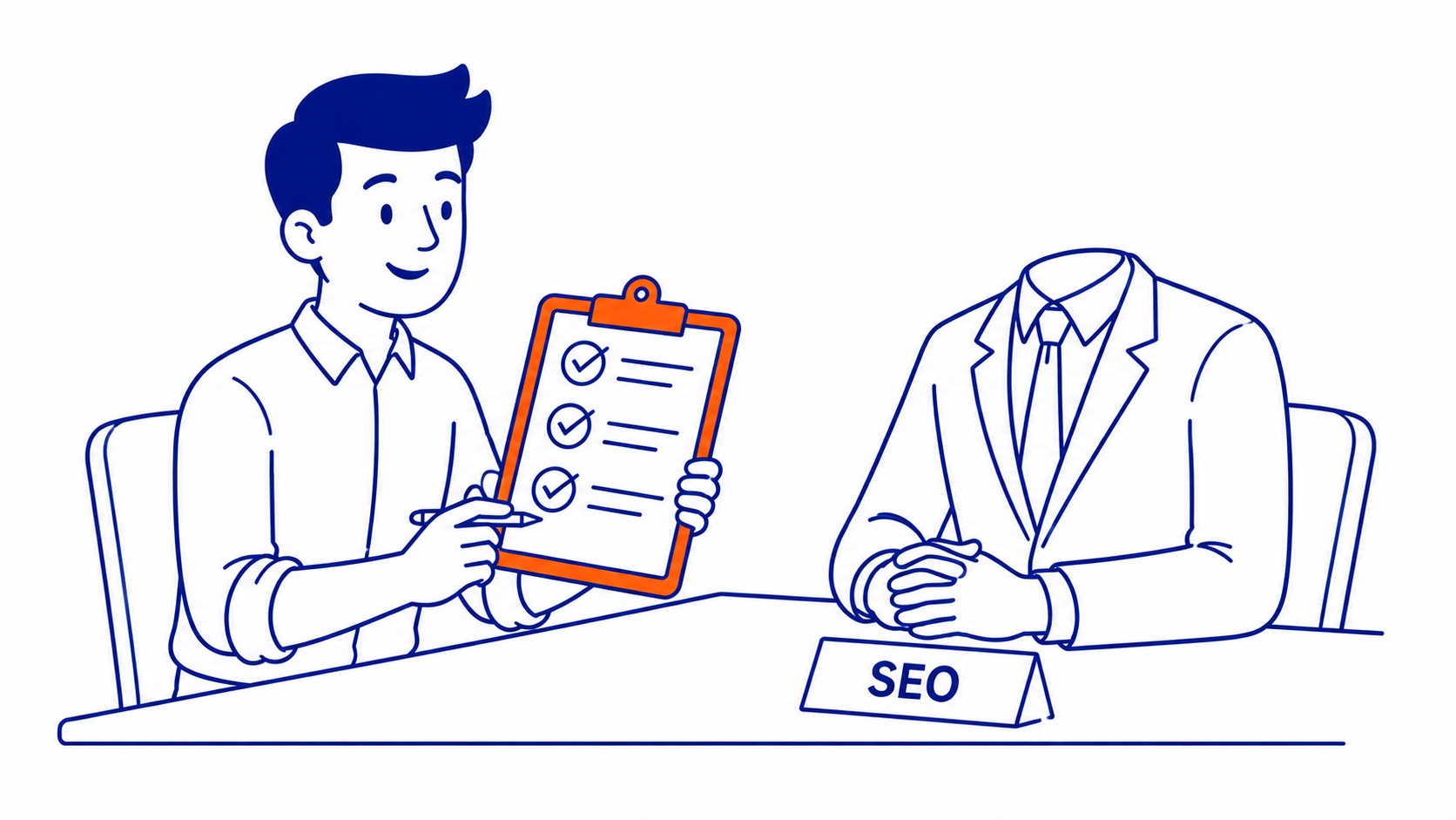 Frequently Asked Questions: Does a small business need SEO, is it dead, what is the 80/20 rule, will AI replace SEO. Illustration for is-seo-worth-it-for-small-business.