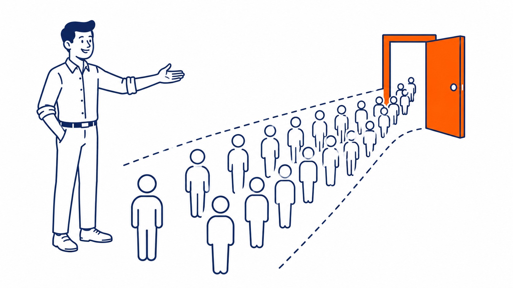 Click-through rate formula showing clicks divided by impressions with percentage result and a campaign summary example
