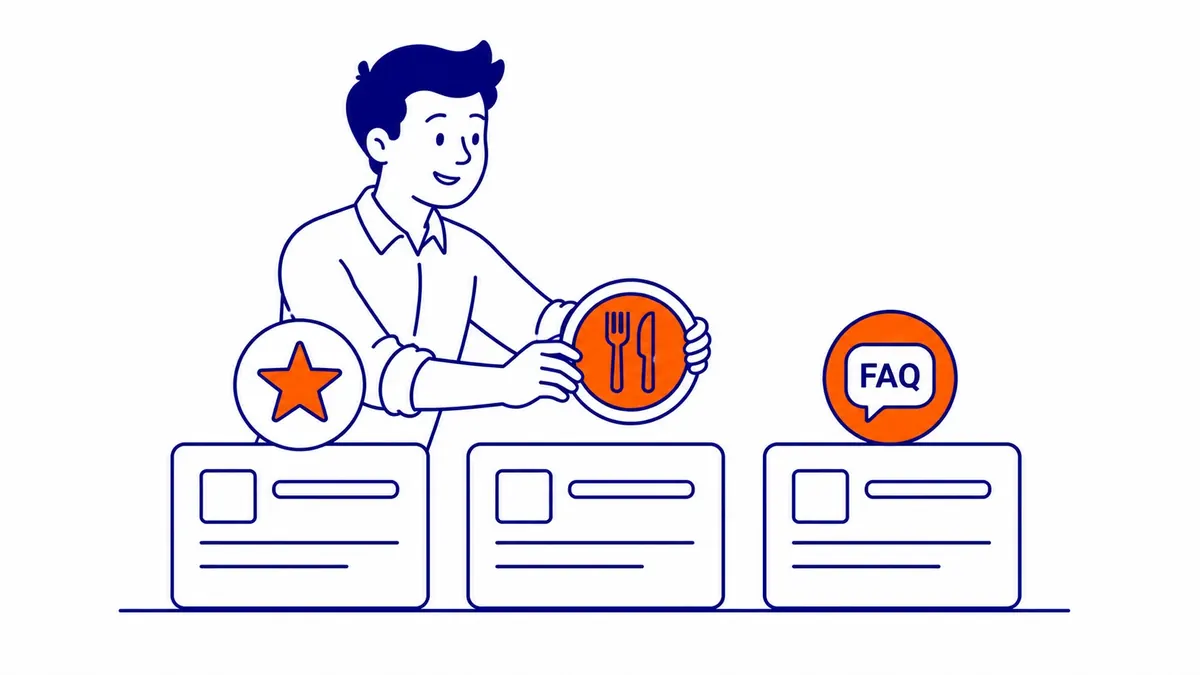 review stars and ratings rich snippet displaying in Google search results listing