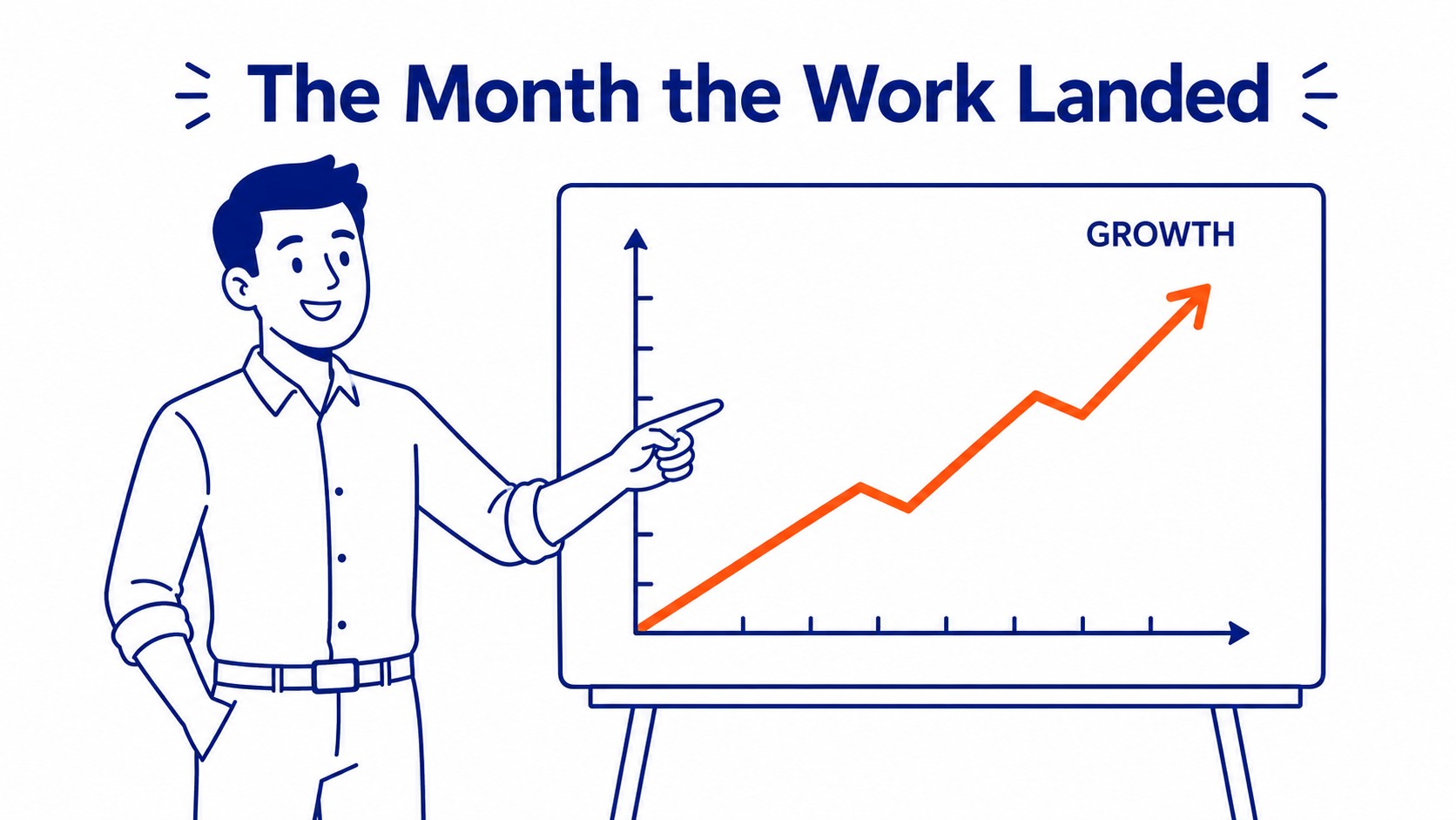The Month the Work Landed
