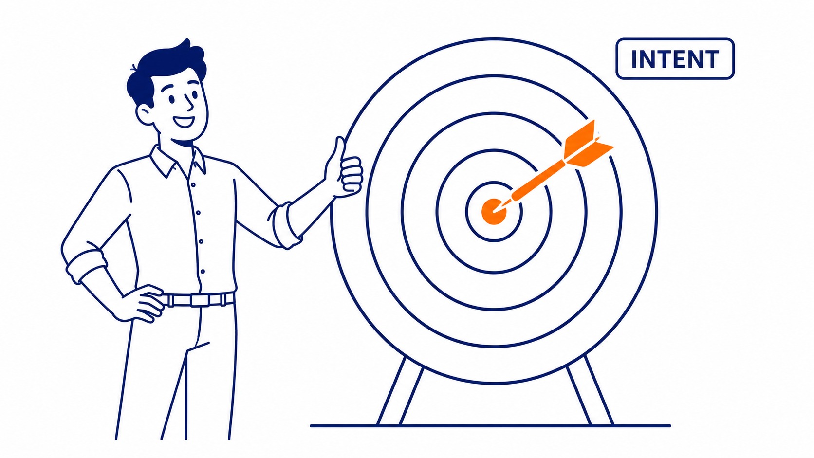 Visual showing how Google's BERT and RankBrain algorithms interpret search intent from queries and content