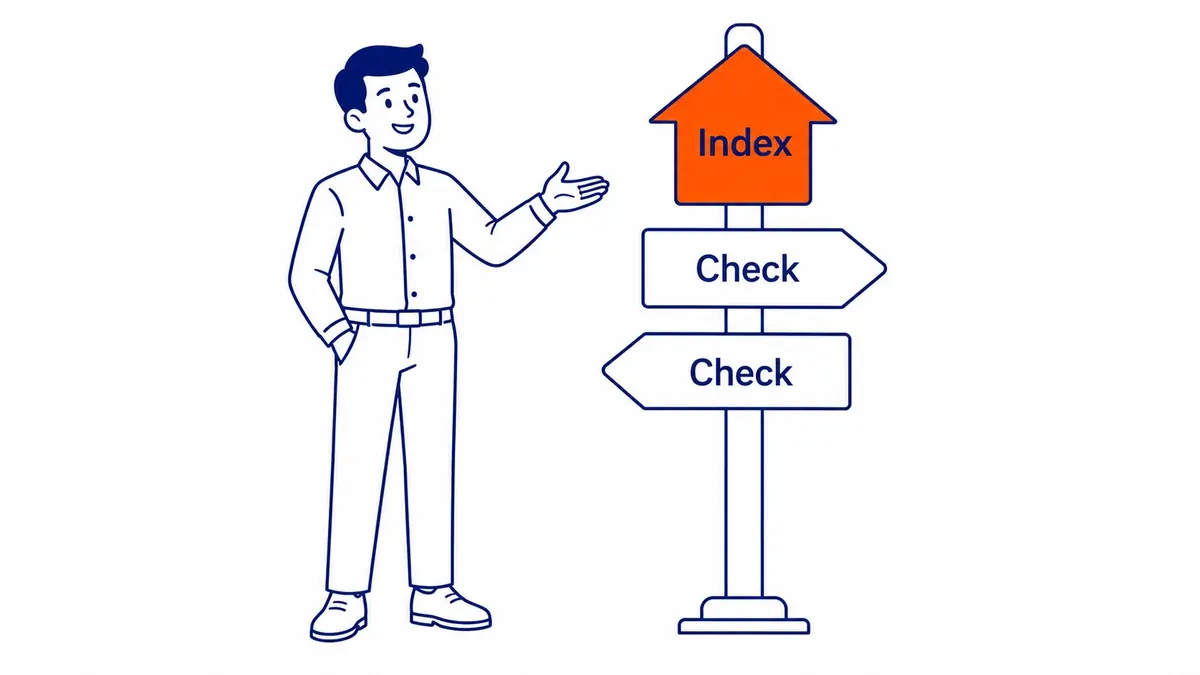 Google search bar showing site colon operator used to check how many pages from a domain are indexed