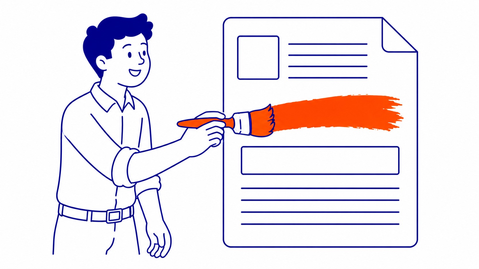 Diagram showing how structured data markup labels page elements so search engines can read them