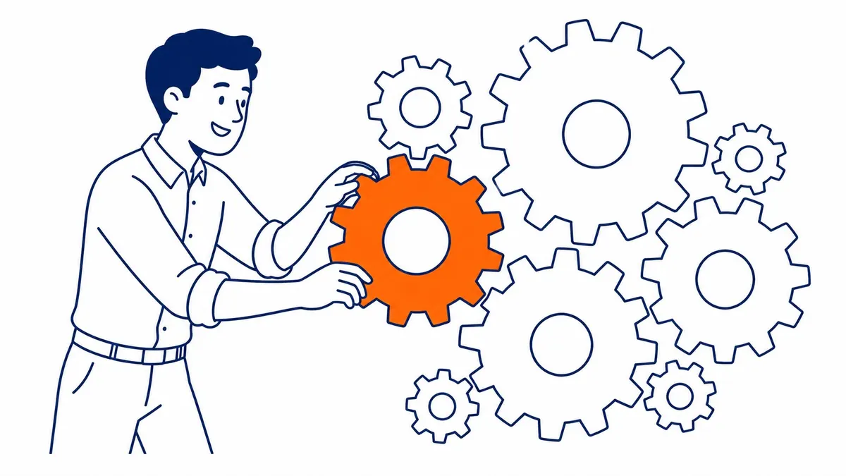 A focused monthly SEO report on an owner's desk